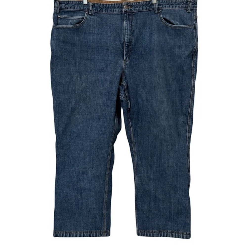 Duluth Trading Flex Ballroom Fleece Lined Relaxed Fit Jeans Mens Big 48 x 30